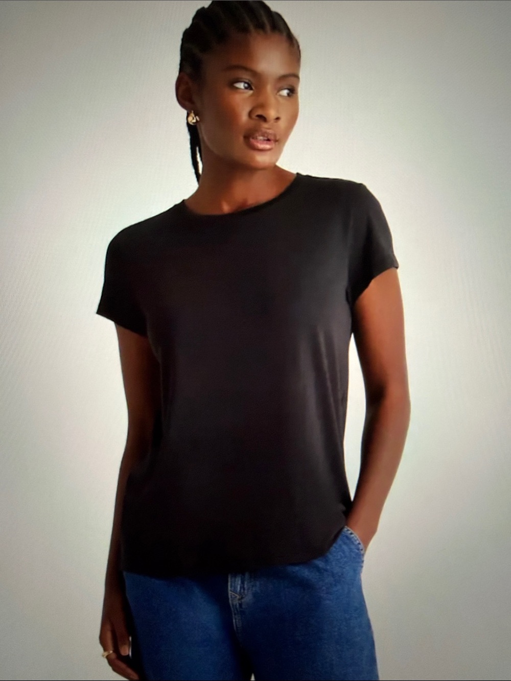 Quince Cotton Modal Swing Tee
